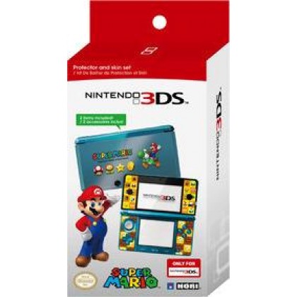 Nintendo 3DS Super Mario Protector and Skin Set (Hori)  3DS