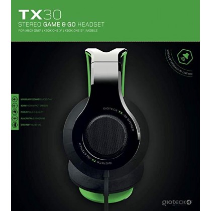 Gioteck - TX30 Stereo Gaming & Go Headset (Green)  Xbox One