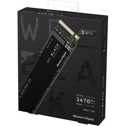 Western Digital Black SN750 NVMe M2 SSD, PCIe M2 Typ 2280 - 50 W