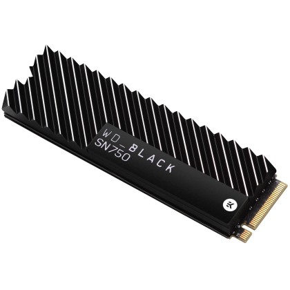 Western Digital Black SN750 SSD, Heatsink, PCIe M2 Typ 2280 - 1 