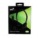 ORB Xbox 360 Wired Headset (Black) -X360