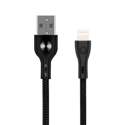 POWERTECH Καλώδιο USB σε Lightning eco pvc PTR-0006, copper, 1m,