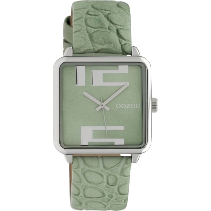 Ρολόι OOZOO, Γυναικείο με Πράσινο Λουρί Κωδικό C10367