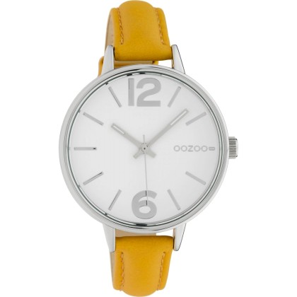 Ρολόι OOZOO, Γυναικείο με Κίτρινο Λουρί Κωδικό C10455