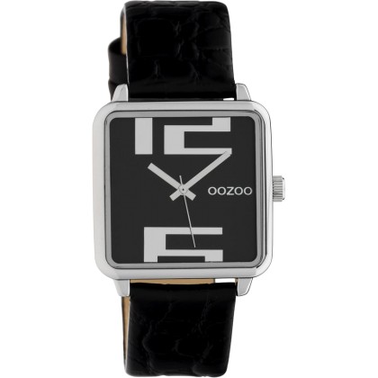 Ρολόι OOZOO, Γυναικείο με Μαύρο Λουρί Κωδικό C10369