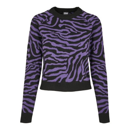 Urban Classics Γυναικεία μπλούζα Ladies Short Tiger Sweater TB30