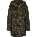 Urban Classics Γυναικείο παλτό λεοπάρ Ladies Leo Teddy Coat TB30