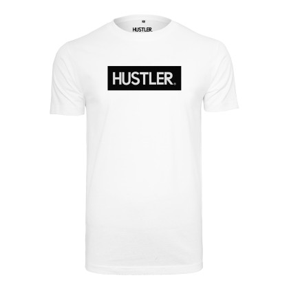 Merchcode Ανδρική Κοντομάνικη Μπλουζα Hustler Box Logo Tee white