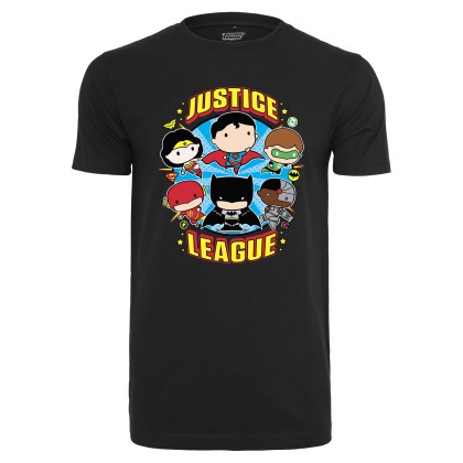 Merchcode Ανδρική Κοντομάνικη Μπλουζα Justice League Comic Crew 