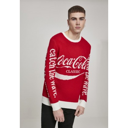 Merchcode Coca Cola Xmas Sweater red MC320