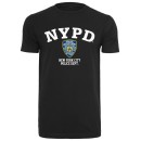 Merchcode Ανδρική Κοντομάνικη Μπλουζα NYPD Logo Tee black MC324