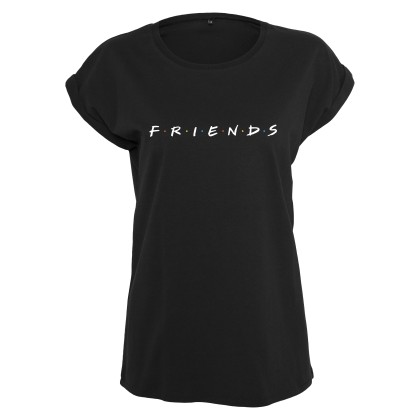 Merchcode Γυναικείο T-Shirt Friends Logo Tee black MC331