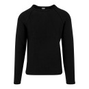 Urban Classics Ανδρικό φούτερ Raglan Wideneck Sweater TB1425 Μαύ