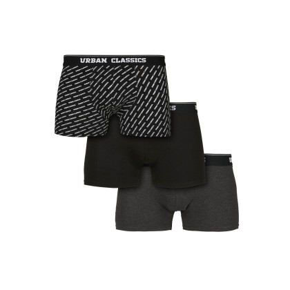 Urban Classics Σετ Μποξεράκια 3τμχ Boxer Shorts 3-Pack branding 
