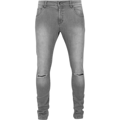 Urban Classics Ανδρικό τζιν Slim Fit Knee Cut Denim Pants TB1652