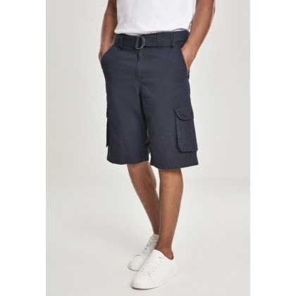 Southpole Belted Cargo Shorts Ripstop navy SP3351