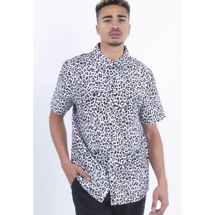 Cayler & Sons Fresh Leopard Short Sleeve Shirt black/white CS191