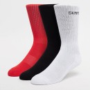 Mister Tee SKRRT. Socks 3-Pack red/white/black MT2055