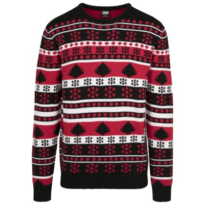 Urban Classics Ανδρικό φούτερ Snowflake Christmas Tree Sweater T