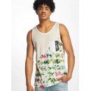 Just Rhyse Mens Floral Tank Tops JRTT307OWHTCOL white