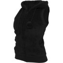 Urban Classics Γυναικείο μπουφάν Ladies Teddy Vest TB393 Μαύρο
