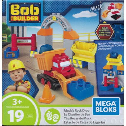 Mega Bloks Bob the Builder Muck's Rock Drop (FFF22)