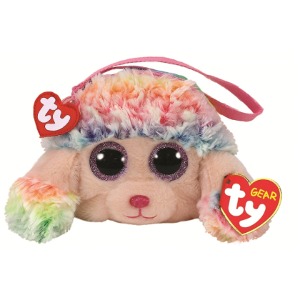 TY Beanie Boos Χνουδωτό Πορτοφολάκι Poodle Rainbow (TY95200)