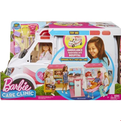 Barbie Κινητό Ιατρείο-Ασθενοφόρο MATTEL (FRM19)