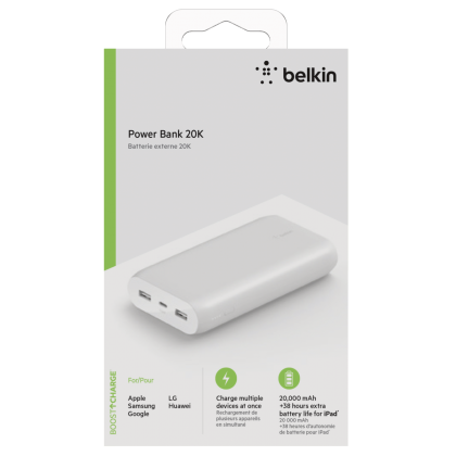 Belkin Power Bank 20000mAh white BPB003btWT - Πληρωμή και σε έως