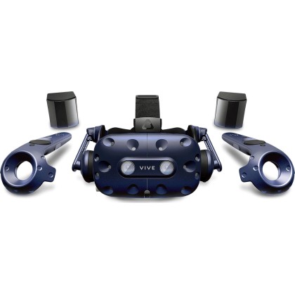 HTC Vive Pro Full Kit, VR glasses (blue / black, incl. Controlle
