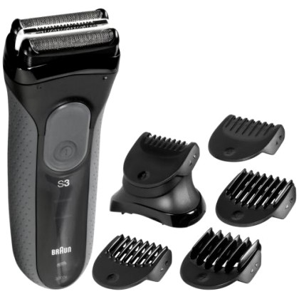 Braun σειράs 3 3000BT shave n style beard trimmer Wet & Dry Grey