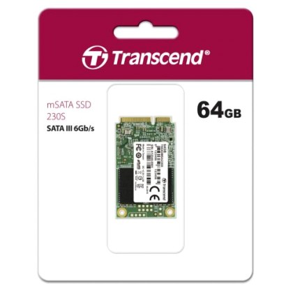 Transcend mSATA SSD 230S    64GB SATA III (TS64GMSA230S) - Πληρω