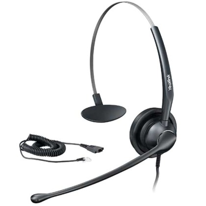 Yealink YHS33 headset Monaural Head-band Black (YHS33) - Πληρωμή