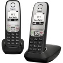 Gigaset A415A Duo DECT telephone Black Caller ID (L36852-H2525B1