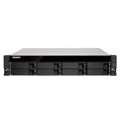 QNAP TS-863XU Ethernet LAN Rack (2U) Black NAS (TS-863XU-4G) - Π