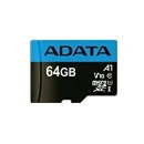 ADATA 64GB, microSDHC, Class 10 memory card UHS-I Black,Blue (AU