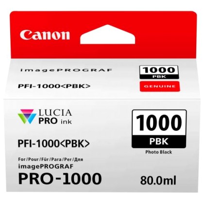 Canon PFI-1000 PBK Original Photo black (0546C001) - Πληρωμή και