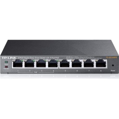 TP-LINK TL-SG108PE network switch Unmanaged Gigabit Ethernet (10