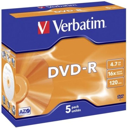 Verbatim DVD-R Matt Silver 4.7 GB 5 pc(s) (43519) - Πληρωμή και 