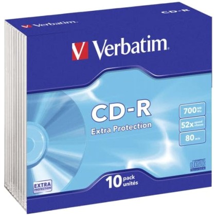 Verbatim CD-R Extra Protection 700 MB 10 pc(s) (43415) - Πληρωμή