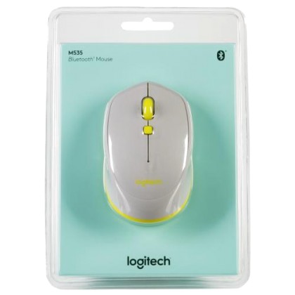 Logitech M535 mice Bluetooth Optical 1000 DPI Ambidextrous Grey,
