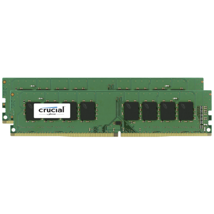 Crucial 32GB Kit DDR4 3200 MT/s 16GBx2 DIMM 288pin DR x8 unbuffe