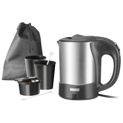 Unold UNO 18575 electric kettle 0.5 L Black,Stainless steel 1000