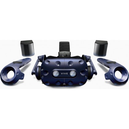 HTC Vive Pro Eye, VR glasses (blue / black, incl. Controller and