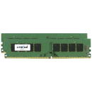 Crucial 8GB Kit DDR4 2666 MT/s 4GBx2 DIMM 288pin SR x8 (CT2K4G4D