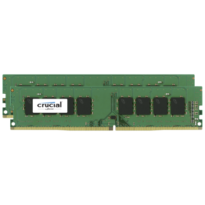 Crucial 8GB Kit DDR4 2666 MT/s 4GBx2 DIMM 288pin SR x8 (CT2K4G4D