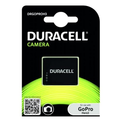 Duracell Camera Battery - replaces GoPro Hero3 Battery Black (DR