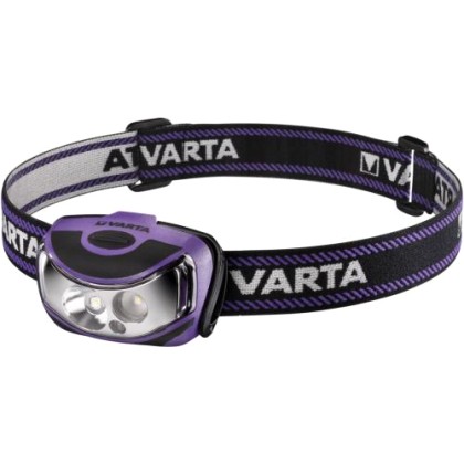 Varta 18630 101 421 flashlight Headband flashlight Black,Purple 