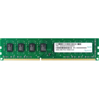 Apacer 2GB DDR3-1333MHz (AU02GFA33C9QBGC) - Πληρωμή και σε έως 9