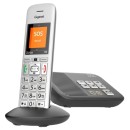 Gigaset E370A Analog/DECT telephone Grey,Silver Caller ID (S3085